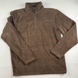 Gander Mountain Men's Brown Zip-Up Sweater